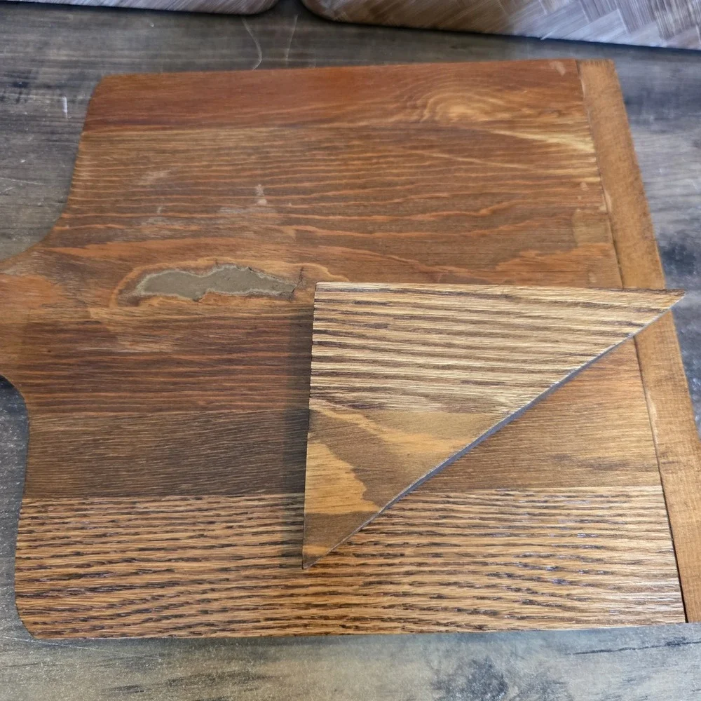Wood Cutting Board Easel Cook Book Stand Picture Stand Farm Decor 14